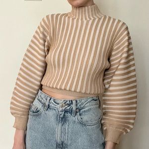 Free People Mad Chill Ribbed Turtleneck Sweater